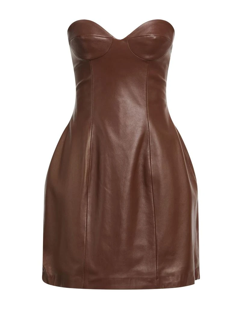 giuseppe di morabito strapless flared mini dress ADRIKA / Fit and Flare Embellished Wedding Dress with Plunge Neck main image 0