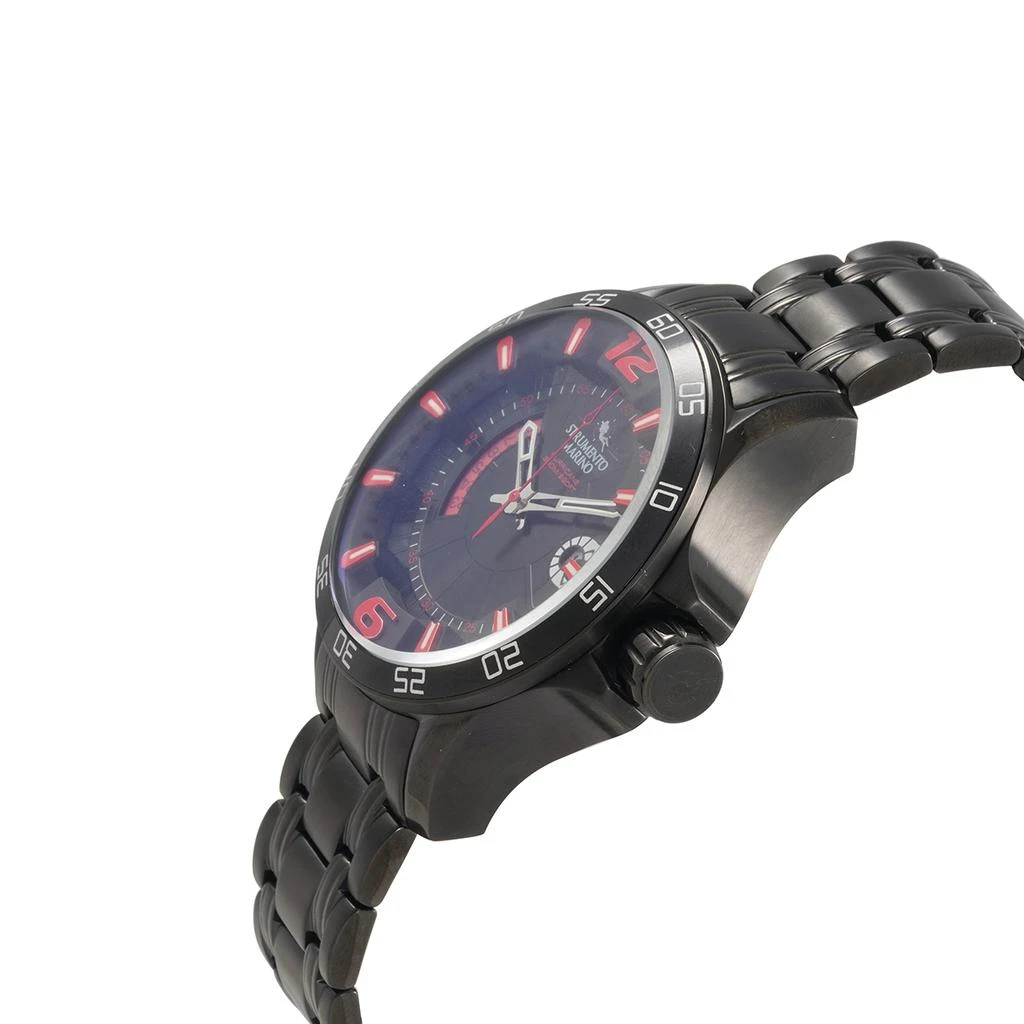 Strumento Marino Strumento Marino Hurricane 3 Hands Bracelet Quartz Black Dial Men's Watch SM116MB/BK/NR/RS 2