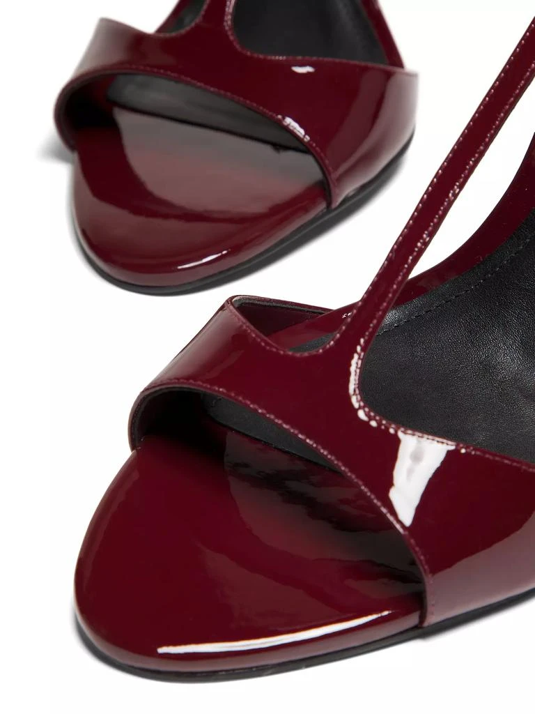 Schutz Allure T 90MM Patent Leather T-Strap Sandals 5