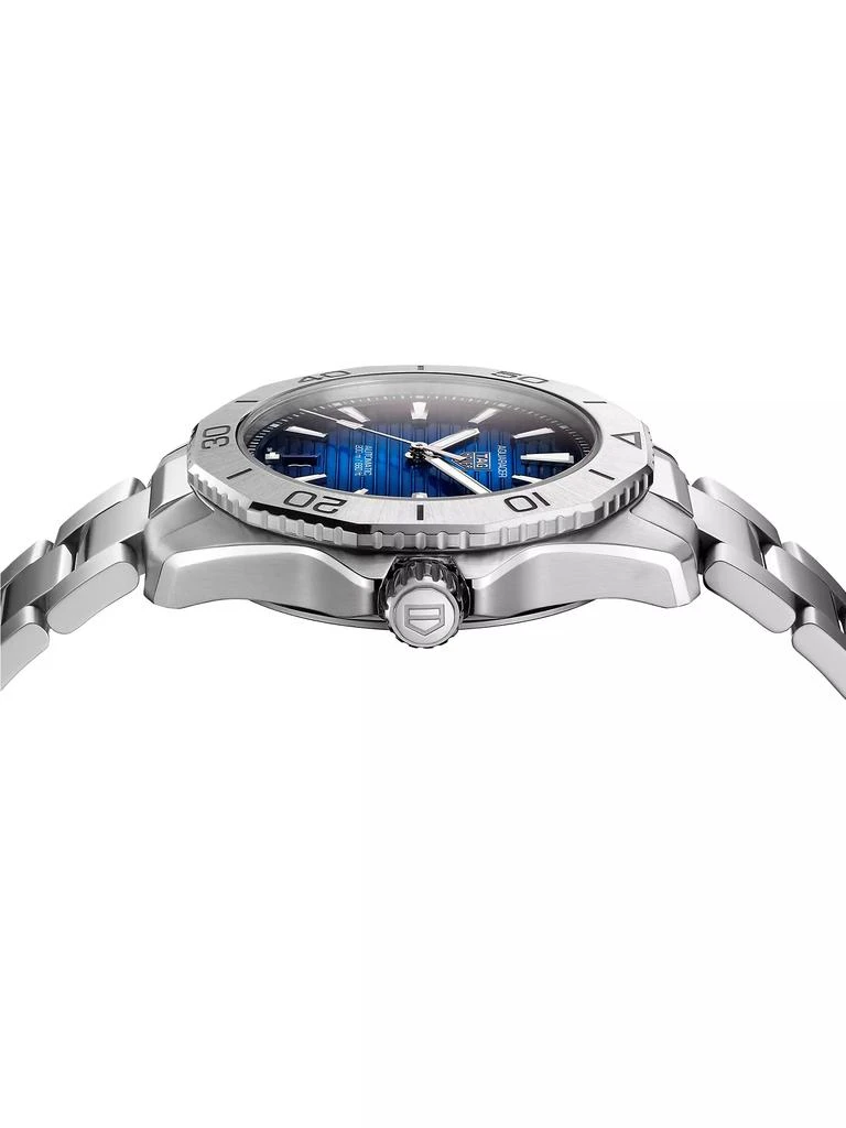 TAG Heuer Aquaracer Stainless Steel, Mother-Of-Pearl & Diamond Sunray Watch 4