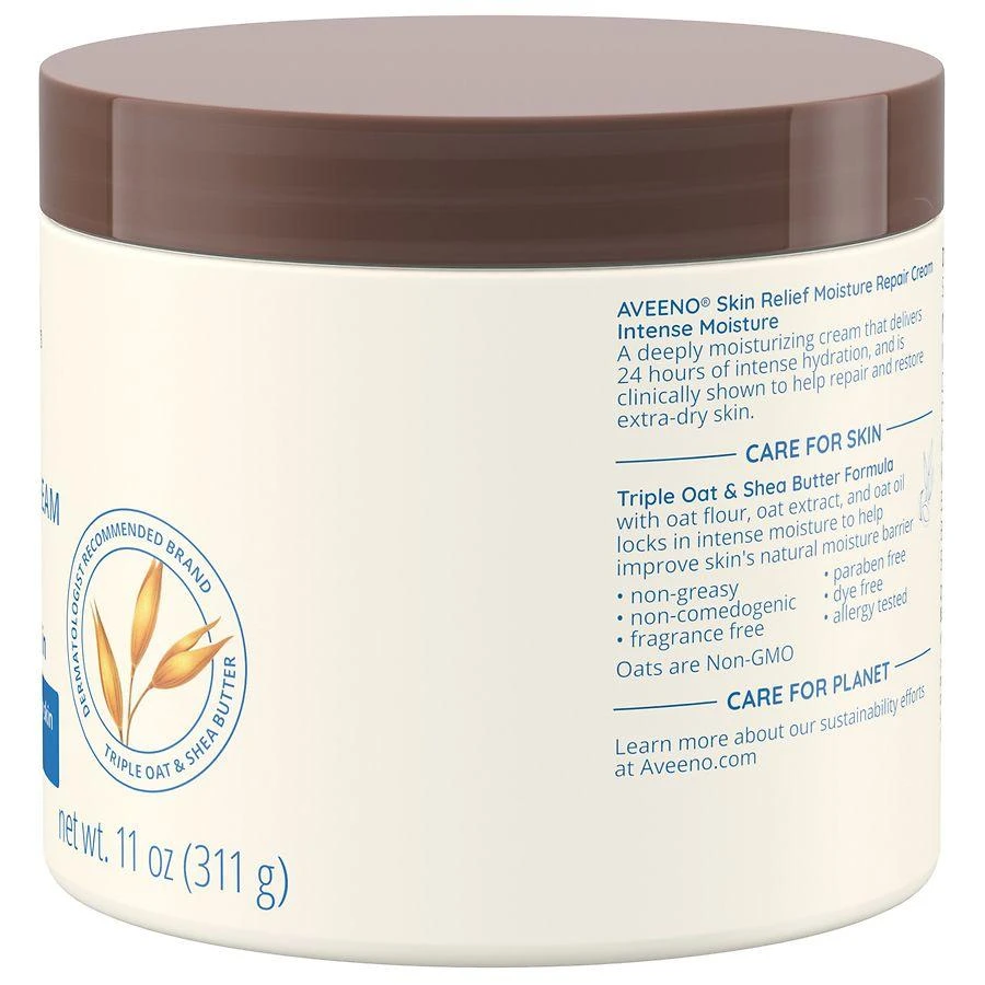 Aveeno Skin Relief Intense Moisturizing Cream Fragrance Free 9