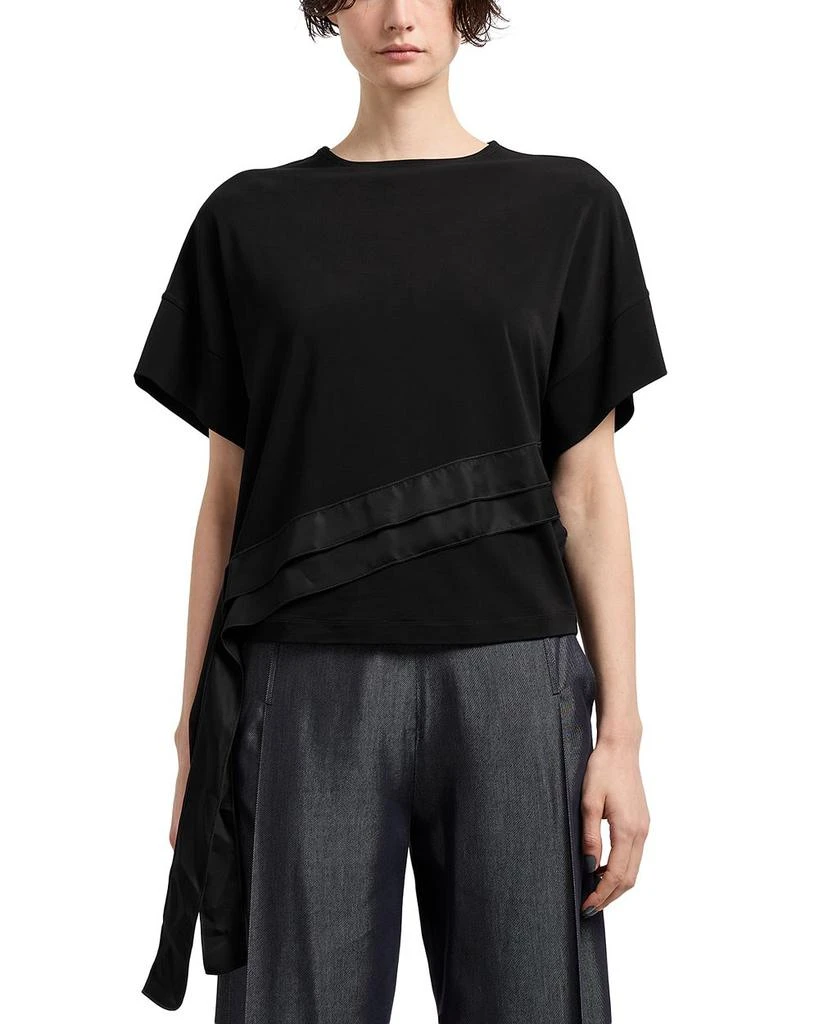 Emporio Armani Asymmetrical Trim Sweater 1