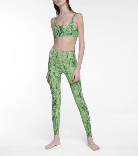 Alo Vapor snake-print sports bra 2