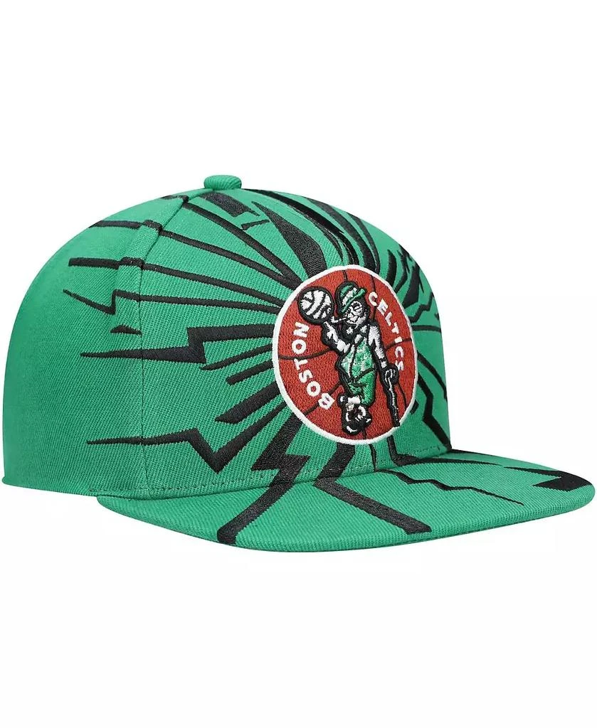 Mitchell & Ness Men's Kelly Green Boston Celtics Hardwood Classics Earthquake Snapback Hat 4