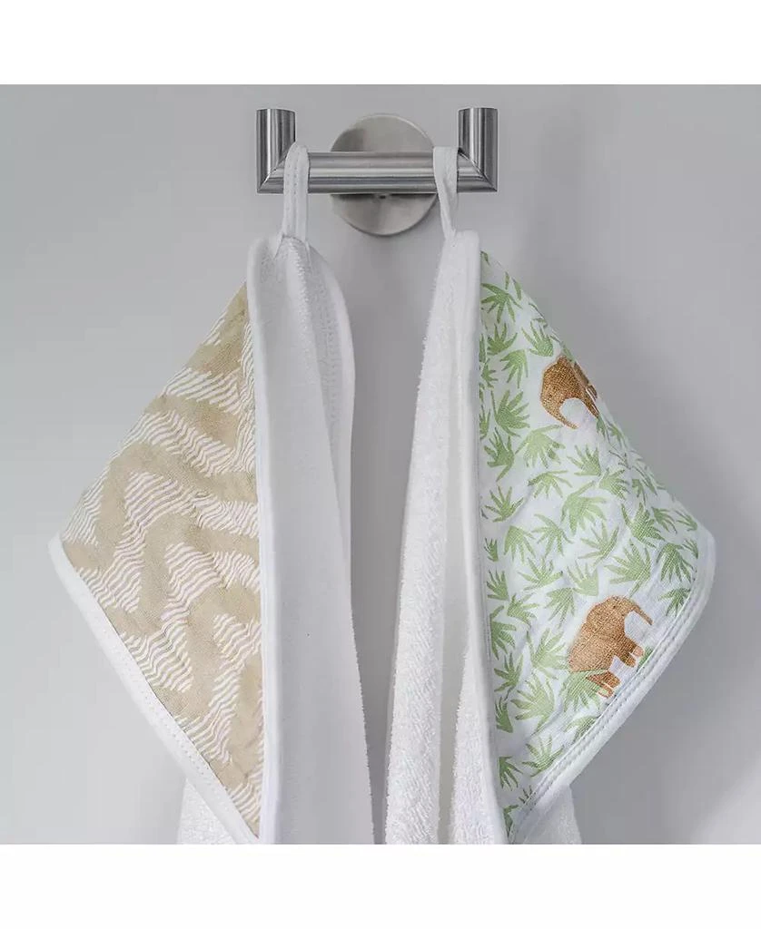 aden + anais Baby Boys or Baby Girls Hooded Bath Towels, Pack of 2 3