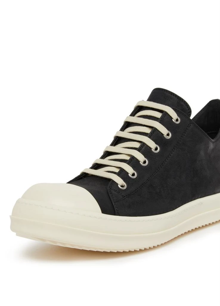 RICK OWENS Leather low sneakers 5