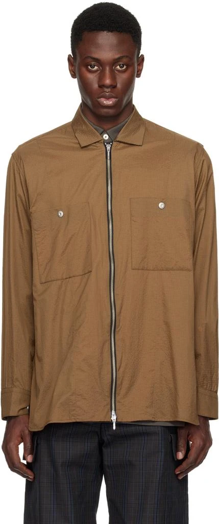 Omar Afridi Brown Patch Pocket Jacket 1