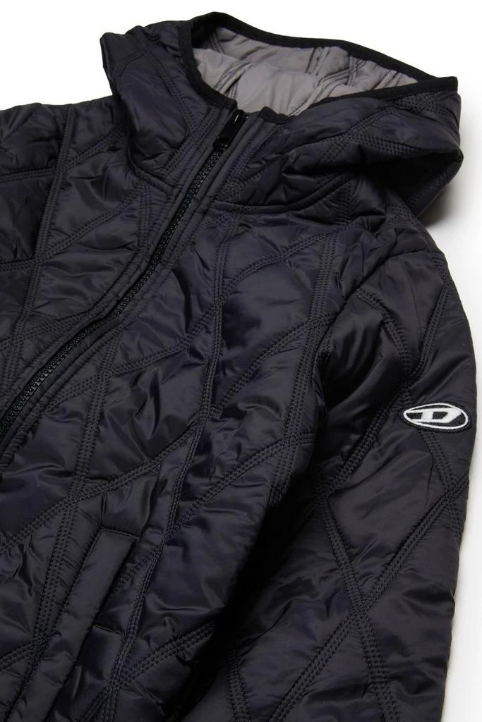 Diesel Diesel Kids Oval-D Logo Patch Padded Jacket 3