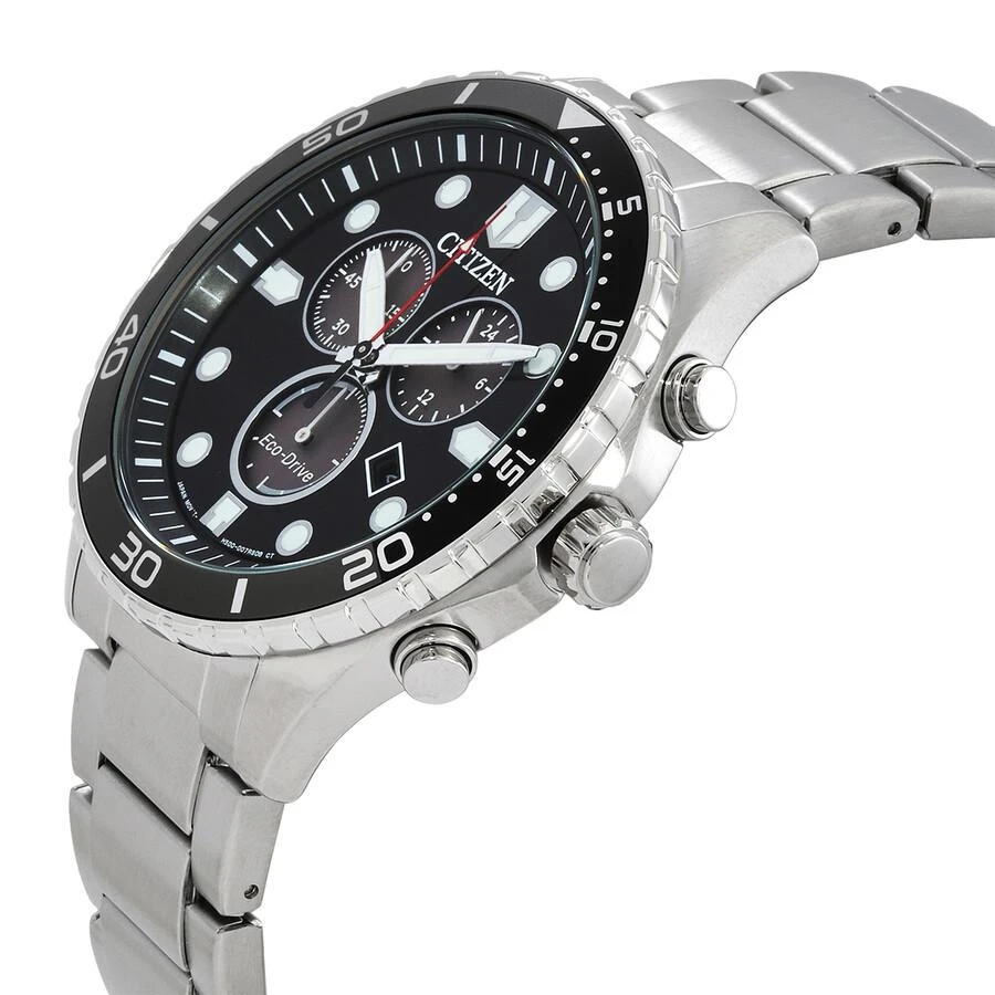 Citizen Citizen Chrono Sporty-Aqua Chronograph Black Dial Men's Watch AT2568-82E 2