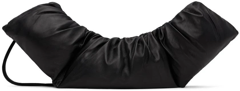 AMOMENTO Black Shirring Bag 1