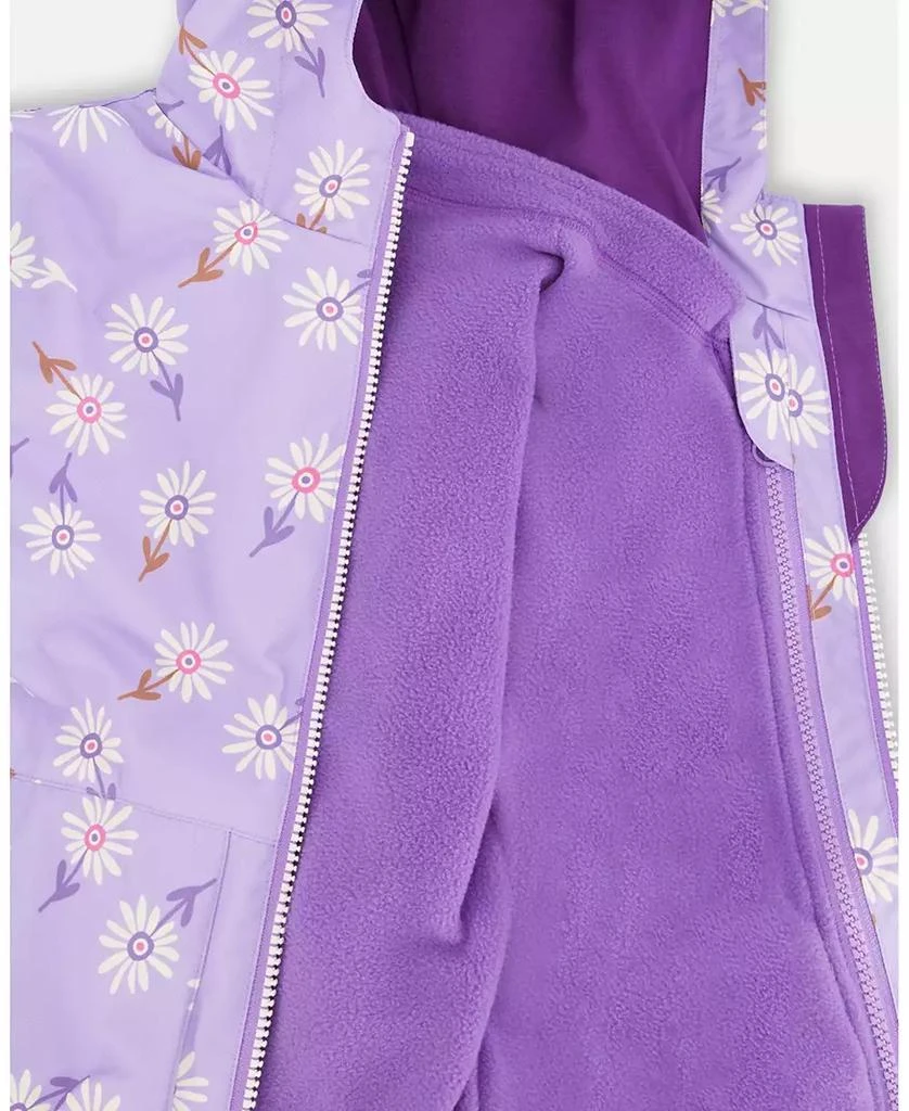 Deux par Deux Big Girls 3-in-1 Two-Piece Mid-Season Outerwear Set Print 6