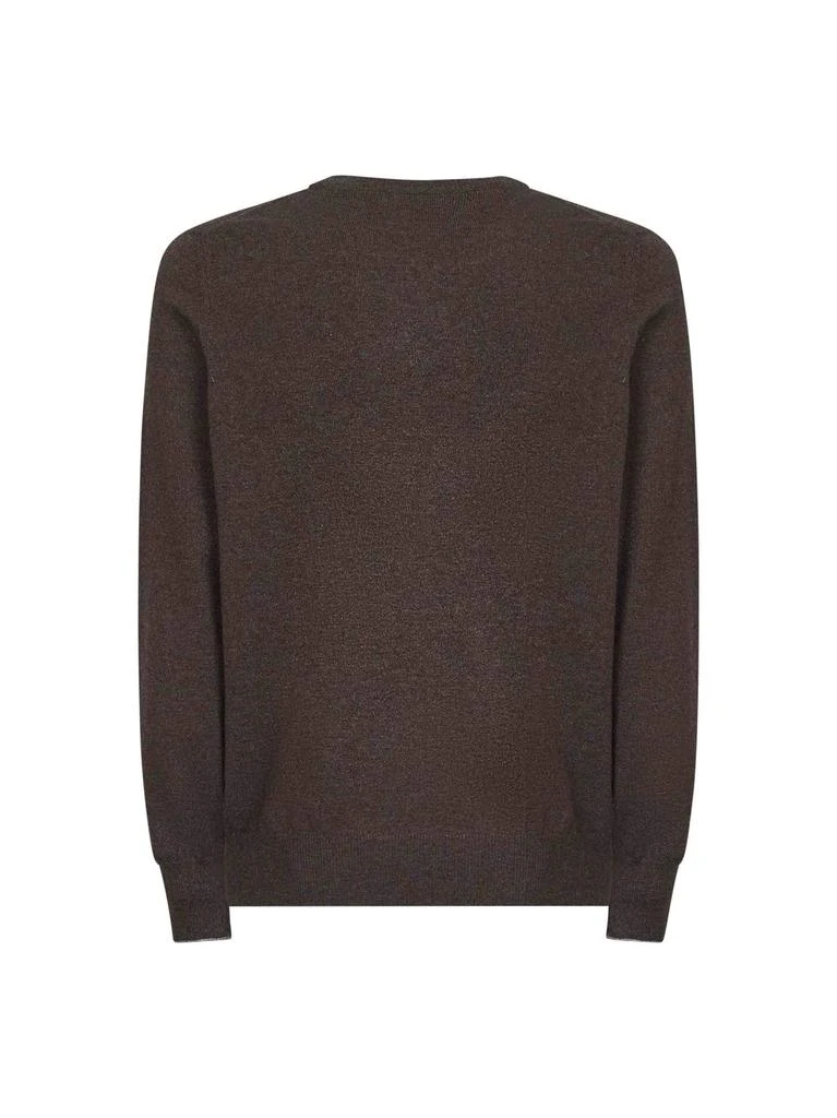 Brunello Cucinelli Brunello Cucinelli Long Sleeved Ribbed Hem Sweater 2