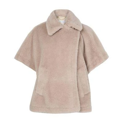 Max Mara Tebe Teddy cape 1