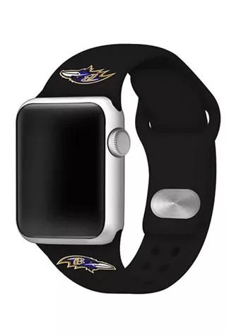 GameTime Bands Time Nfl Baltimore Ravens 42 Millimeter Silicone Apple Watch Band 1