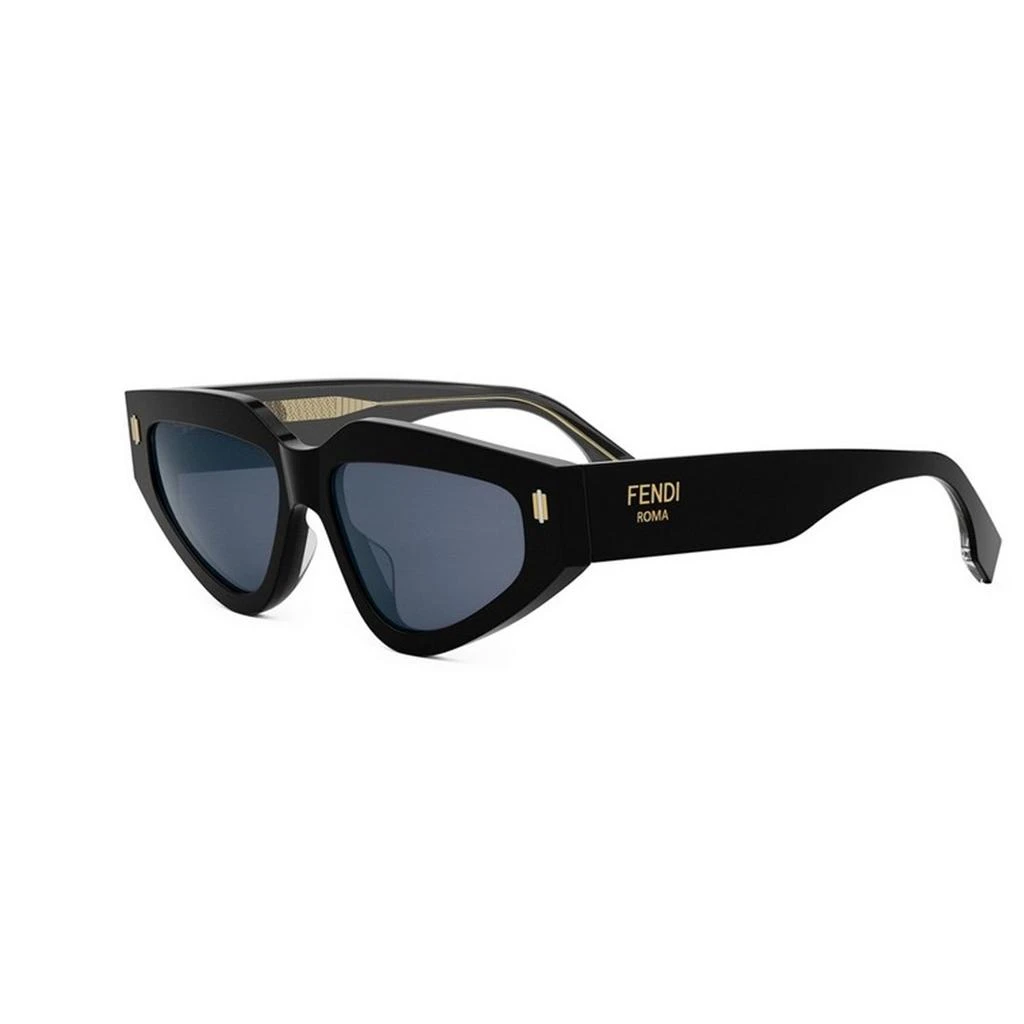 NEW FENDI SUNGLASSES FE40163U 01V BLACK/BLUE WOMEN EYEWEAR Brand New FENDI Sunglasses FE 40163U 01V Black/Grey For  main image 4