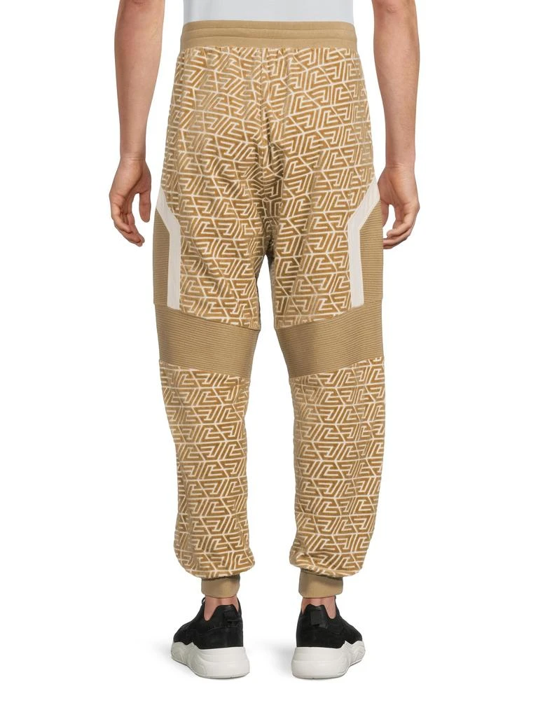 Balmain PB Labyrinth Monogram Cotton Sweatpants 2