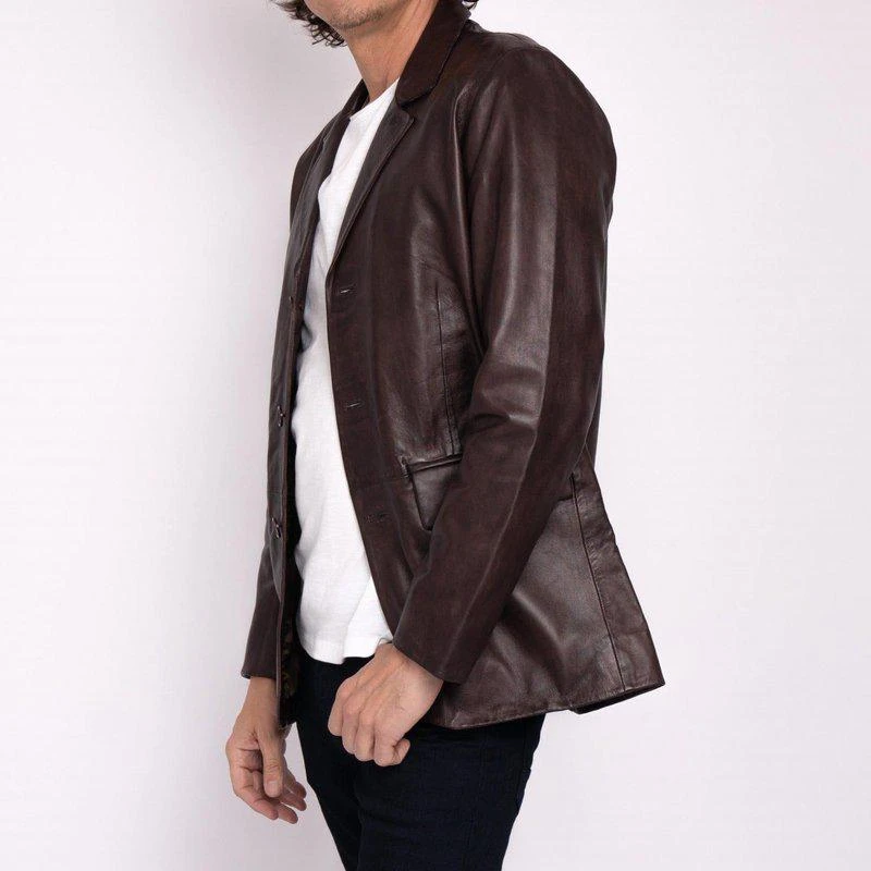 Amsterdam Heritage Crane | Men's Leather Blazer 2