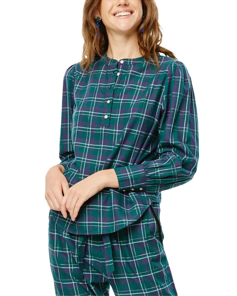 Roller Rabbit Inverness Plaid Glenda Top 1