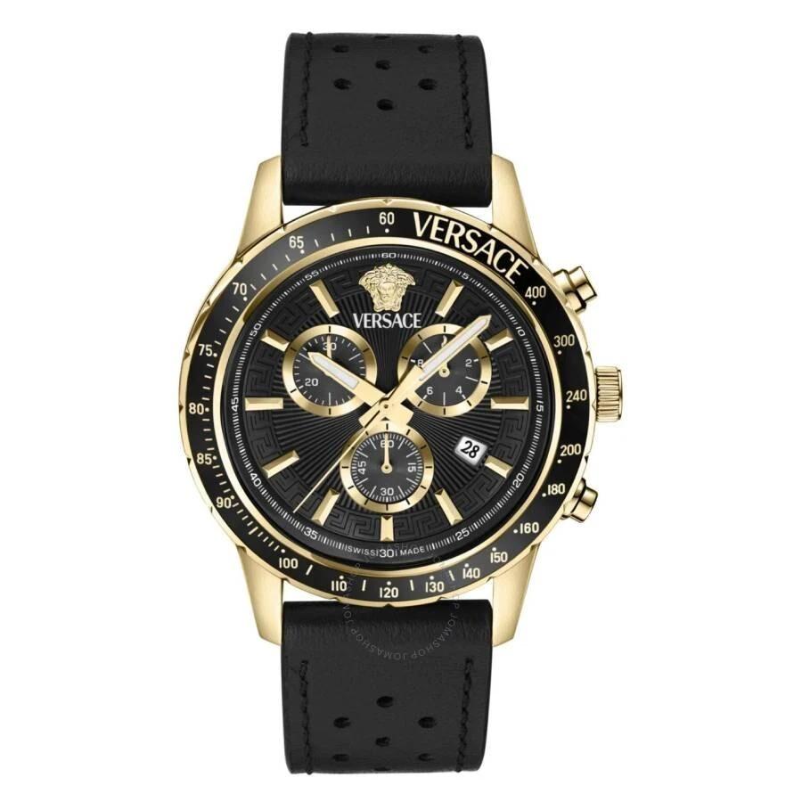 Versace Sport Chrono Quartz Black Dial Men's Watch VEZCA0224 1