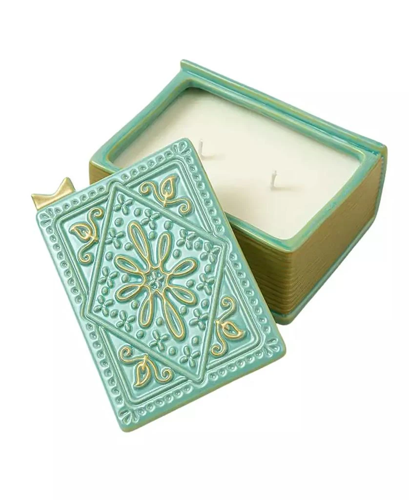 Uncommon Goods A Light Read Porcelain Book Candle, 9 Oz