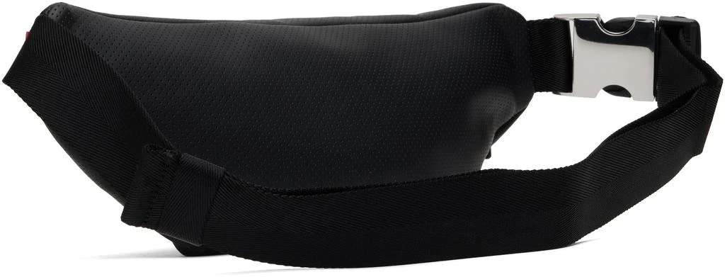Hugo Boss Black Perforated Faux Leather Belt Bag 3