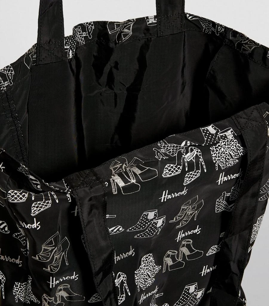 Harrods Recycled Designer Shoes Pocket Shopper Bag 5