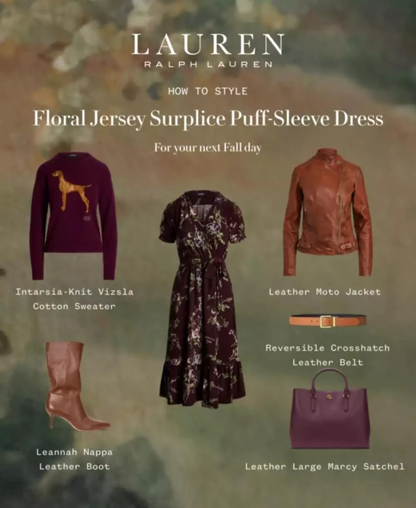 Lauren Ralph Lauren Tumbled-Leather Jacket 8