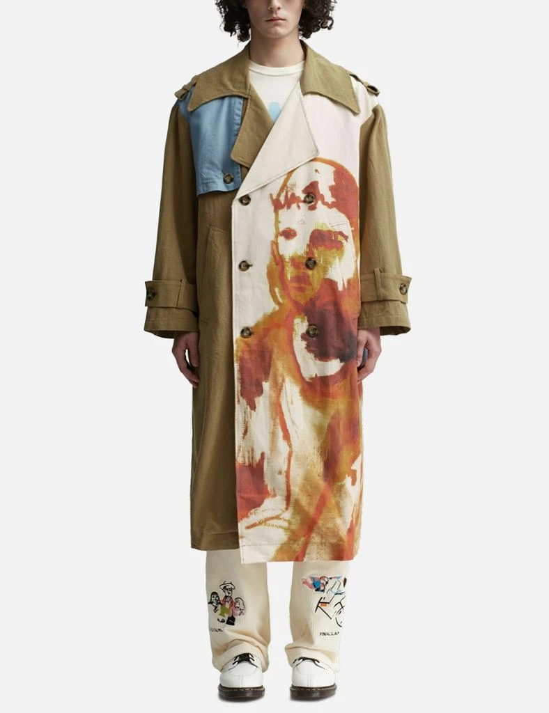 KidSuper Painted Trench Coat 3