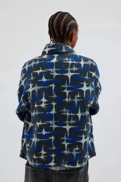 BDG BDG Scotty Printed Fleece Half-Zip Mock Neck Sweatshirt 3