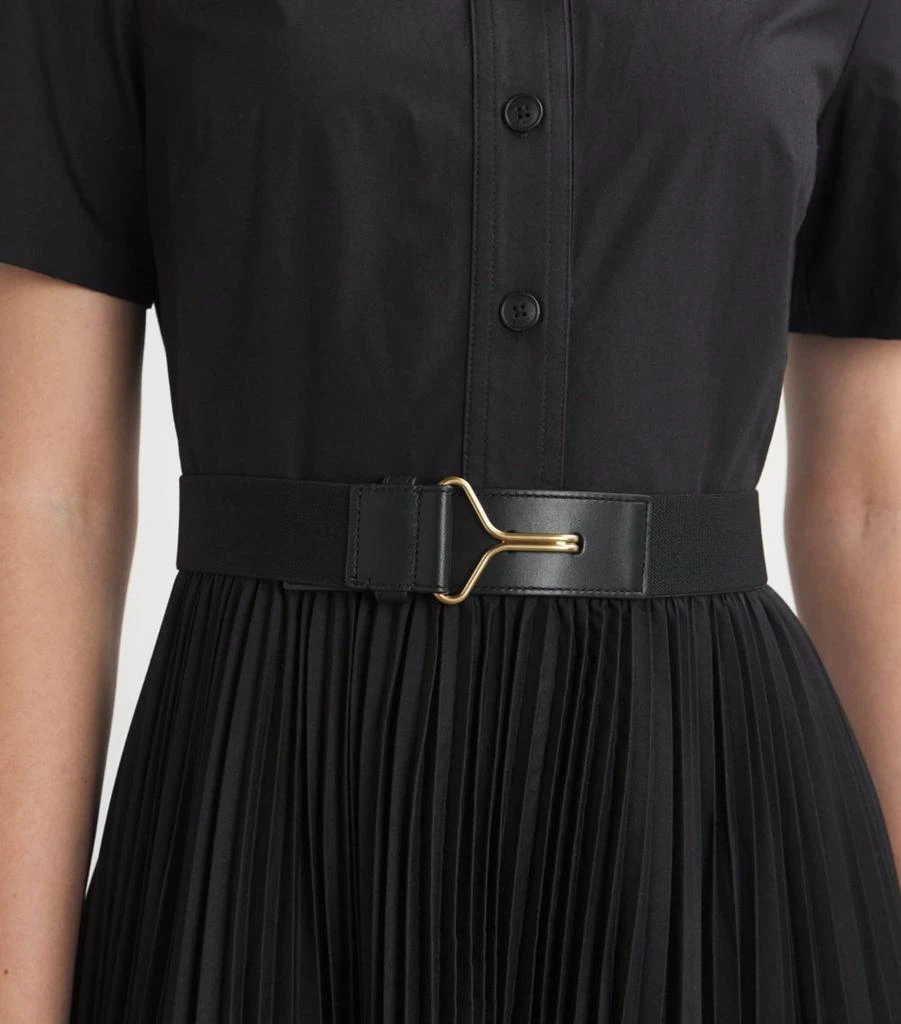 Tory Burch Poplin Pleated Shirt Dress 6