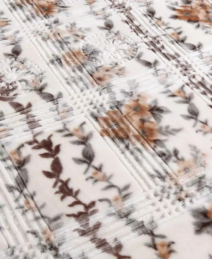 Nestl Printed Faux Mink Weighted Blanket, 9 lbs 4