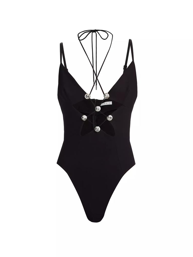 Area Star Cut-Out Bodysuit