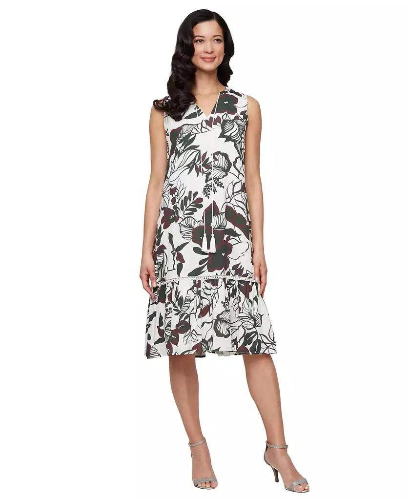 SL Fashions Women's Printed Sleeveless Dress 1