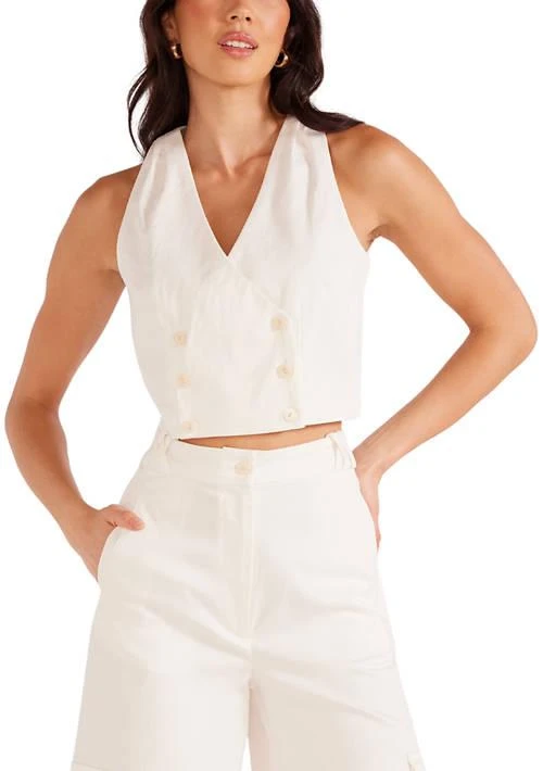 MINKPINK Womens Lottie Vest 1