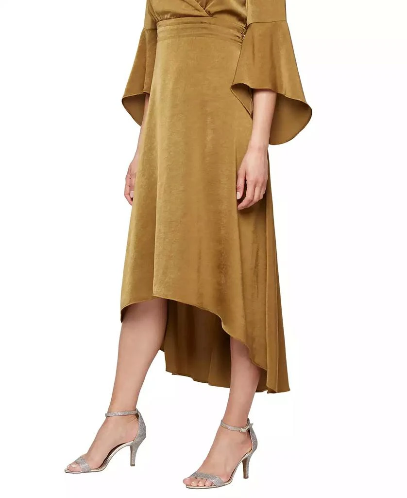 SL Fashions Women's Bell Sleeve A-Line Dress - Olive - Size 18