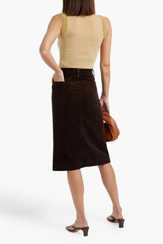 FRAME Cotton-blend corduroy skirt 3