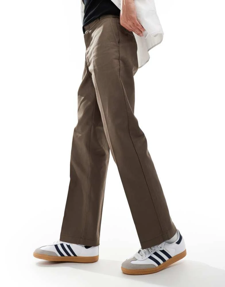 DICKIES Dickies 874 straight leg trousers in mid brown 3