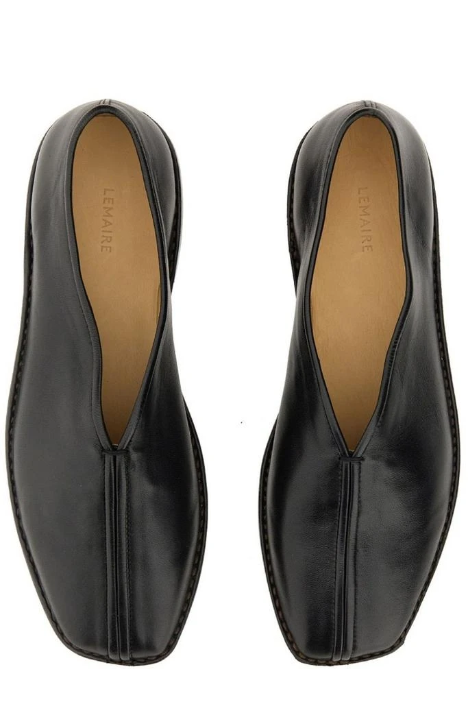 Lemaire Lemaire Square Toe Slip-On Loafers 4