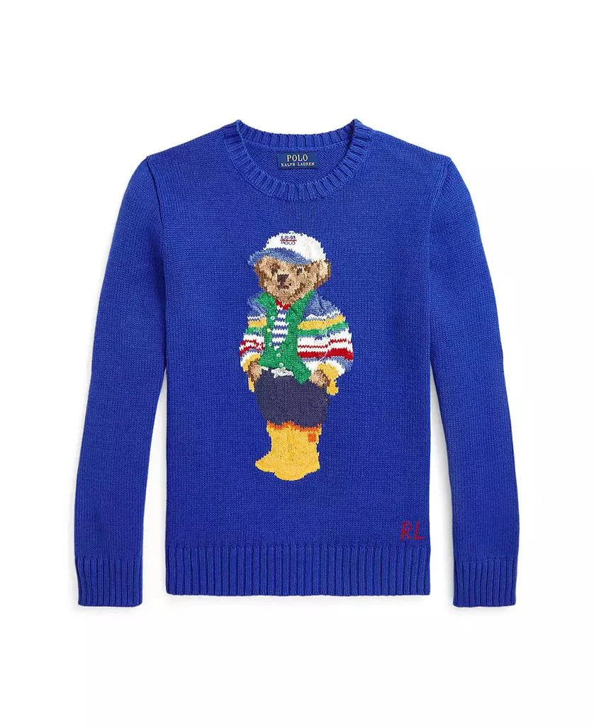 Ralph Lauren Big Boys Polo Bear Cotton Sweater 1