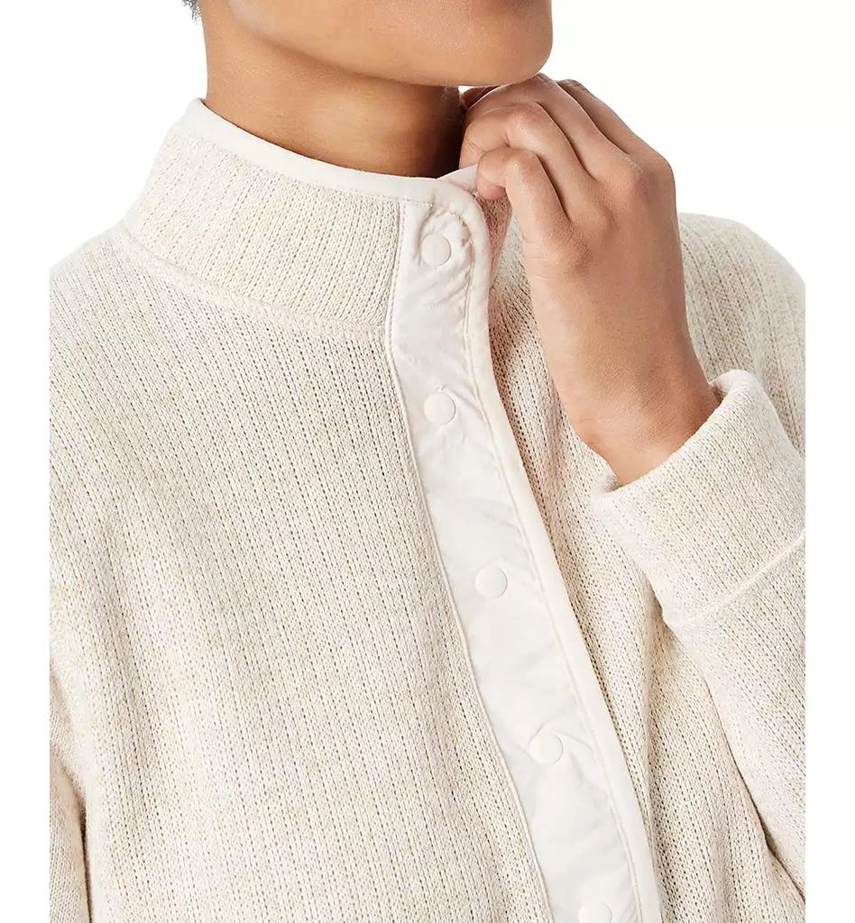 BASS OUTDOOR Women
s Mixed-Media Mock-Neck Sweatshirt 5