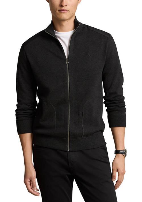 Ralph Lauren Ralph Lauren Hybrid Full Zip Mock Neck Sweater
