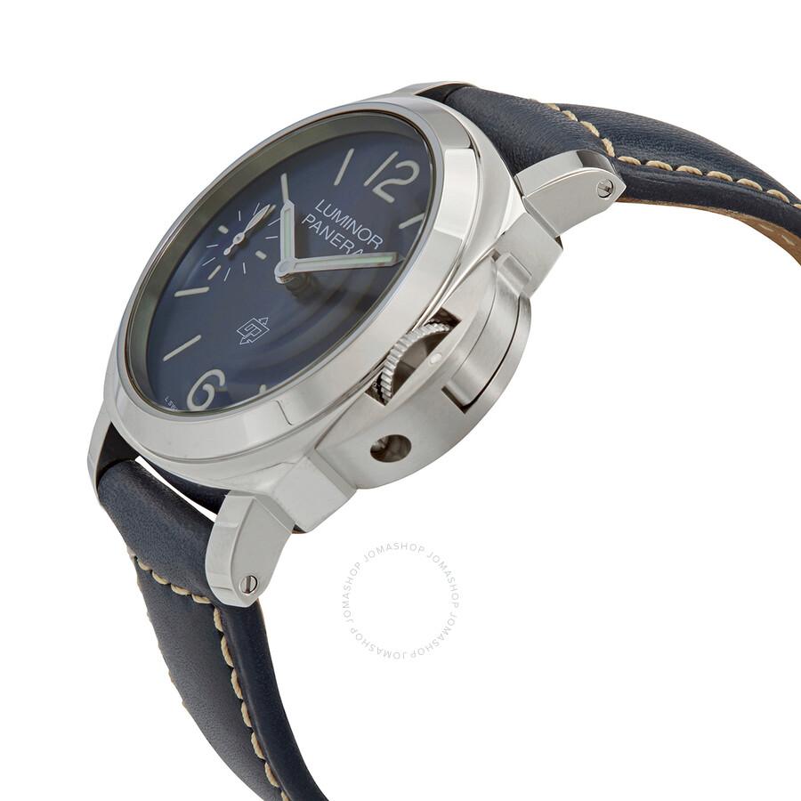 Panerai Luminor Blu Mare Hand Wind Blue Dial Men's Watch PAM01085