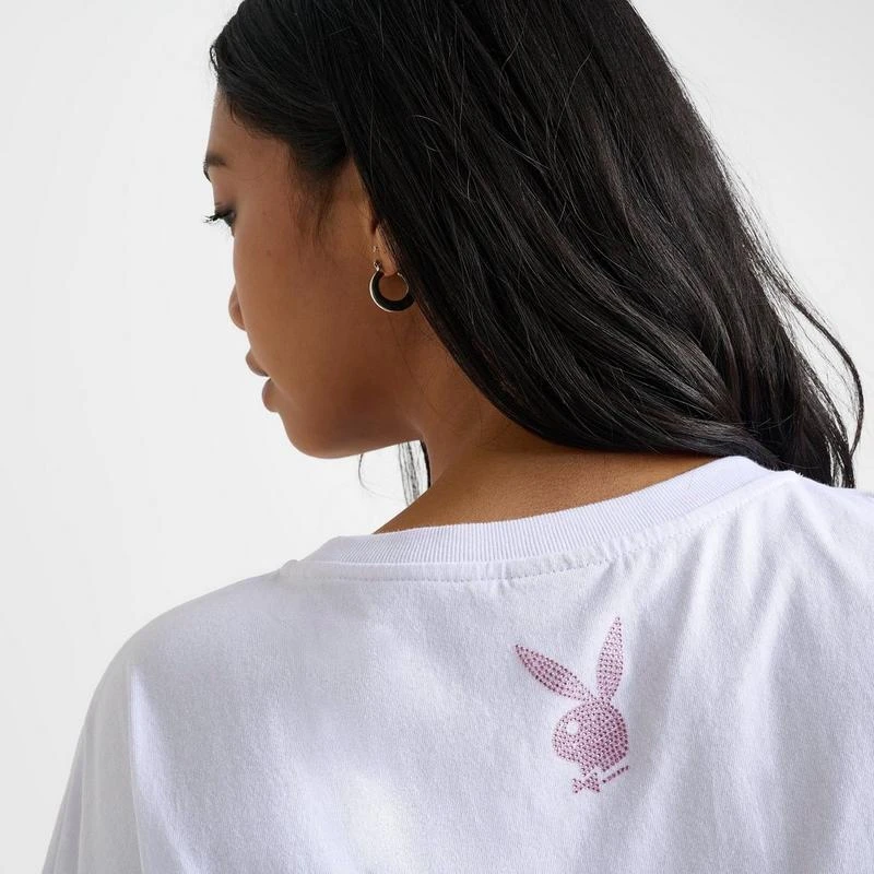 Playboy Women's Playboy Butterfly Photo T-Shirt 6