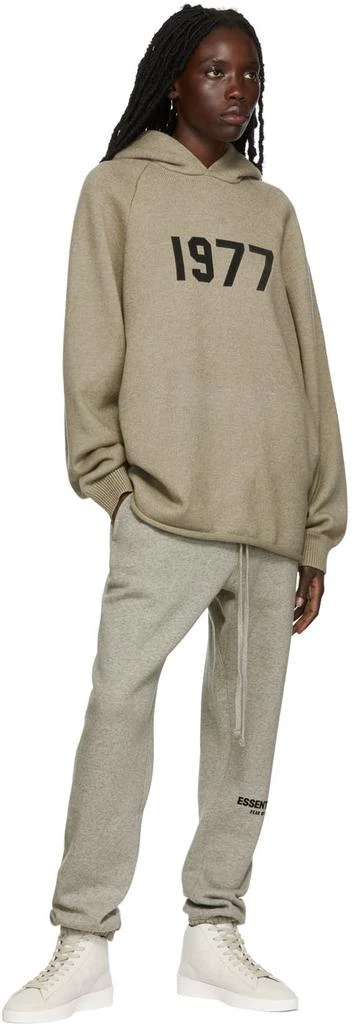 Fear of God ESSENTIALS Gray Polyester Hoodie 4