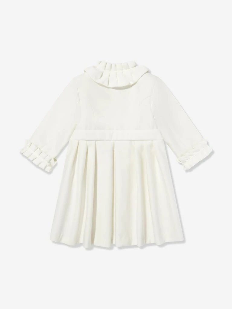 Sarah Louise Girls Coat and Hat Set in Ivory 3