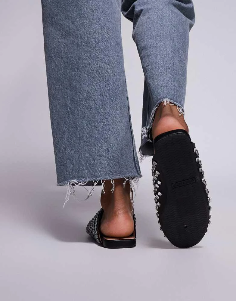 Steve Madden Steve Madden Giules studded mule in black 2