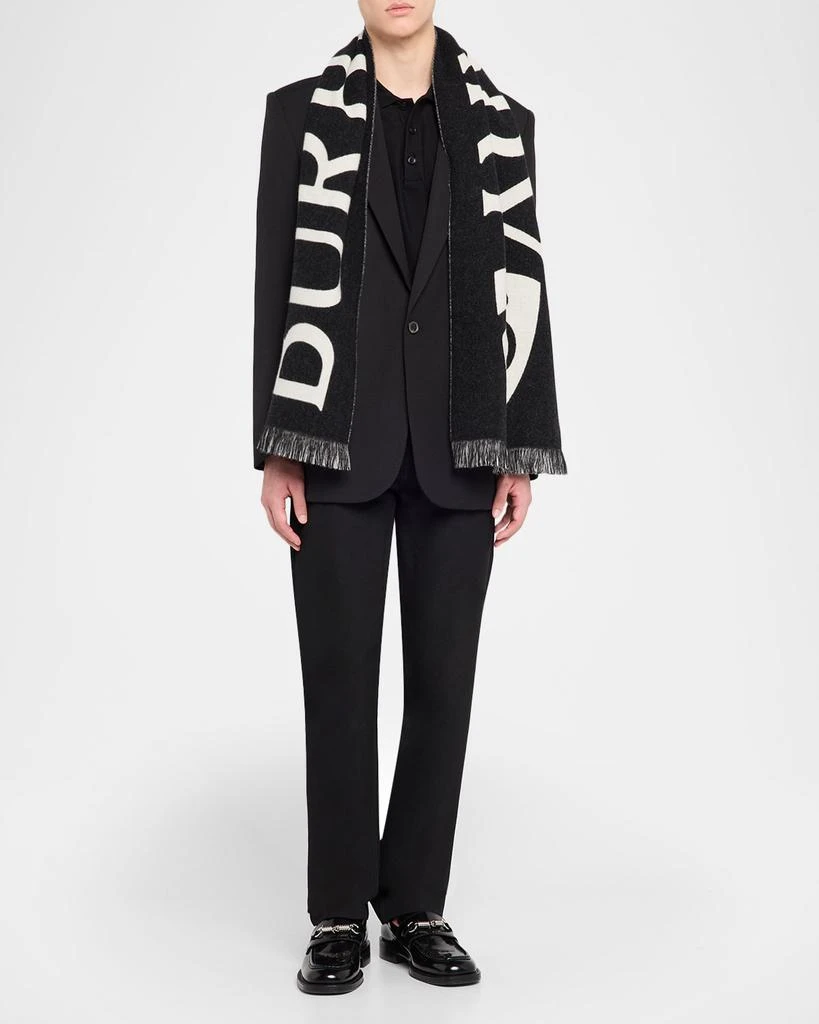 Burberry Men's Wool Logo B-Shield Scarf 2