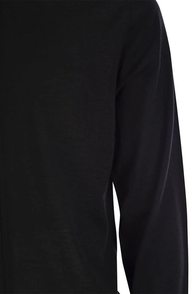 Fedeli Fedeli Favonio - Virgin Wool Sweater With Full Zipper 4