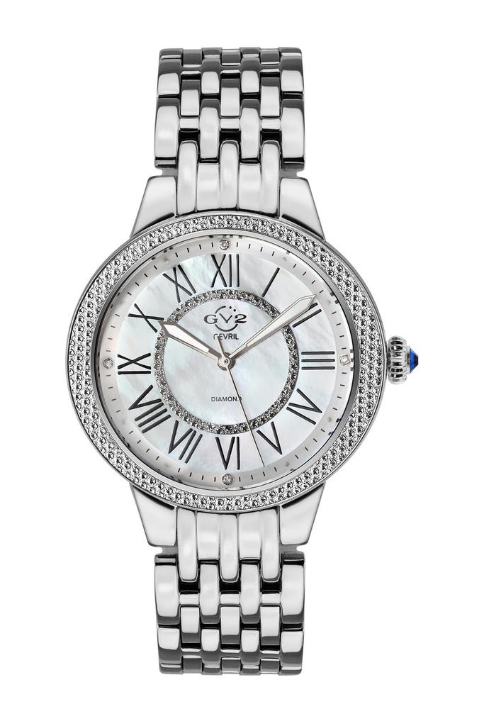 GV2 Astor II Mother-of-Pearl Diamond Bracelet Strap Watch, 38mm - 0.24 ctw