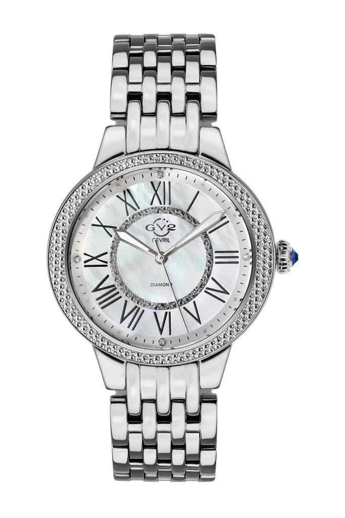 GV2 Astor II Mother-of-Pearl Diamond Bracelet Strap Watch, 38mm - 0.24 ctw 1